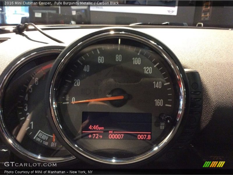Pure Burgundy Metallic / Carbon Black 2016 Mini Clubman Cooper