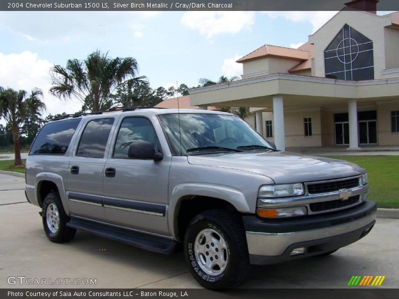 Silver Birch Metallic / Gray/Dark Charcoal 2004 Chevrolet Suburban 1500 LS