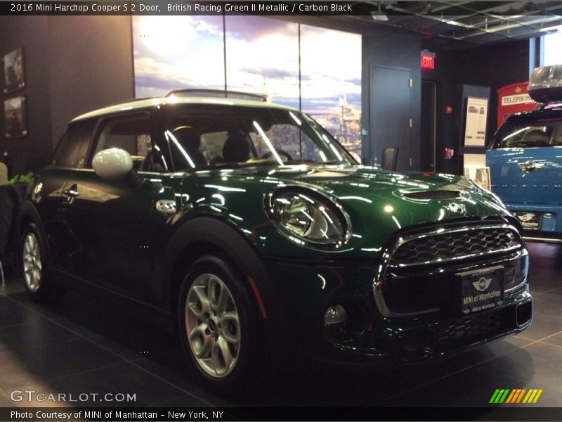 British Racing Green II Metallic / Carbon Black 2016 Mini Hardtop Cooper S 2 Door