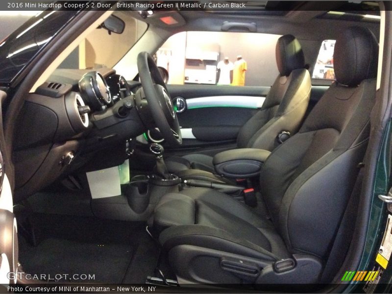 British Racing Green II Metallic / Carbon Black 2016 Mini Hardtop Cooper S 2 Door