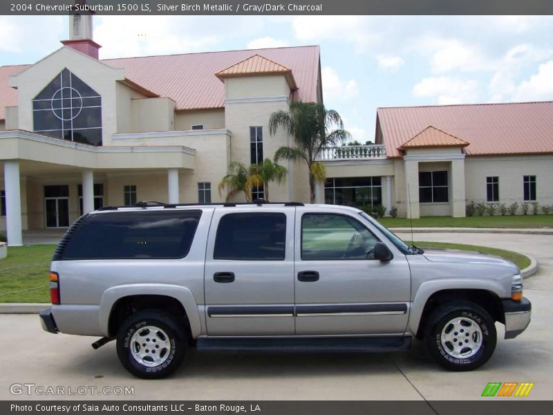 Silver Birch Metallic / Gray/Dark Charcoal 2004 Chevrolet Suburban 1500 LS
