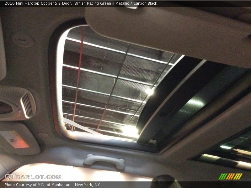 British Racing Green II Metallic / Carbon Black 2016 Mini Hardtop Cooper S 2 Door