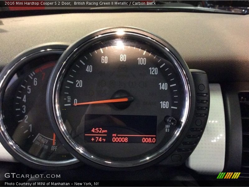 British Racing Green II Metallic / Carbon Black 2016 Mini Hardtop Cooper S 2 Door