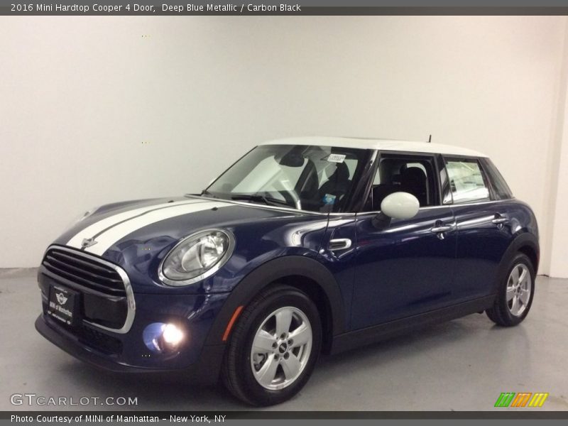 Deep Blue Metallic / Carbon Black 2016 Mini Hardtop Cooper 4 Door