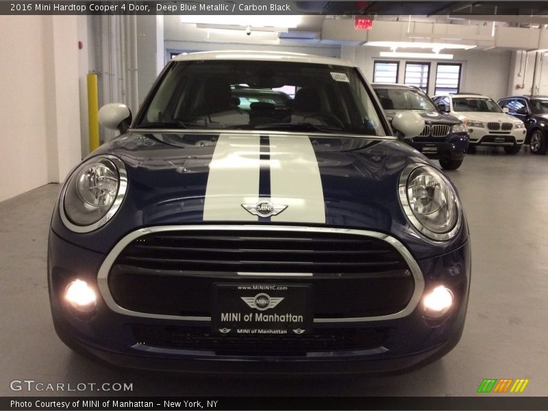 Deep Blue Metallic / Carbon Black 2016 Mini Hardtop Cooper 4 Door