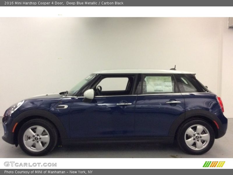 Deep Blue Metallic / Carbon Black 2016 Mini Hardtop Cooper 4 Door