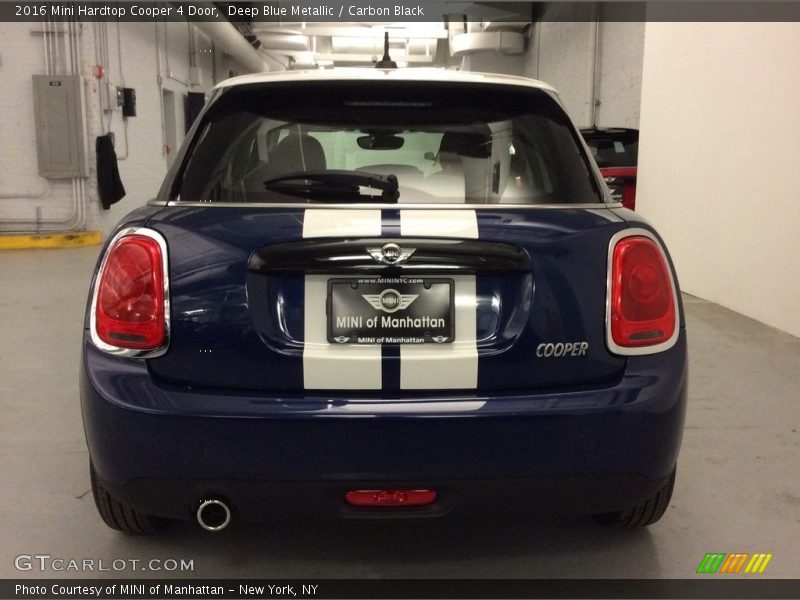 Deep Blue Metallic / Carbon Black 2016 Mini Hardtop Cooper 4 Door
