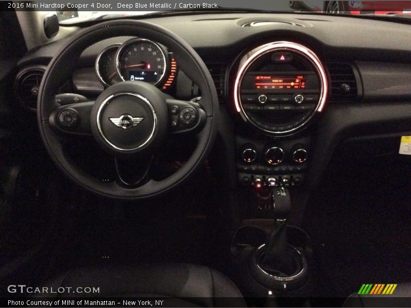 Deep Blue Metallic / Carbon Black 2016 Mini Hardtop Cooper 4 Door
