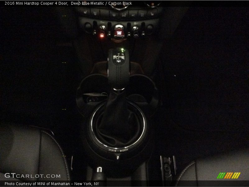 Deep Blue Metallic / Carbon Black 2016 Mini Hardtop Cooper 4 Door
