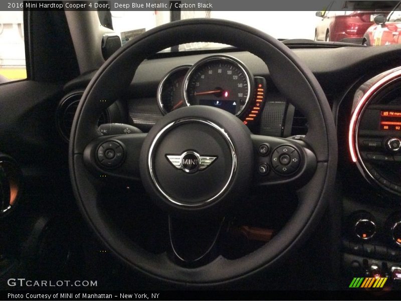 Deep Blue Metallic / Carbon Black 2016 Mini Hardtop Cooper 4 Door