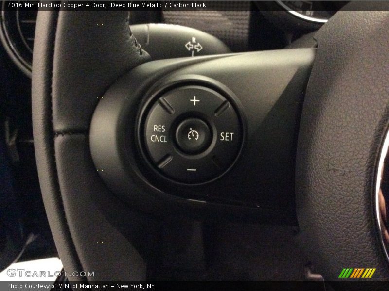 Deep Blue Metallic / Carbon Black 2016 Mini Hardtop Cooper 4 Door