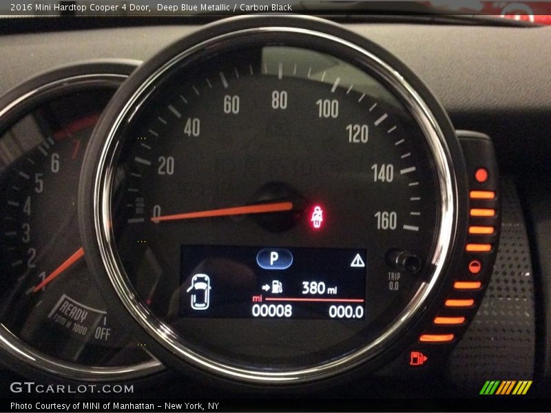 Deep Blue Metallic / Carbon Black 2016 Mini Hardtop Cooper 4 Door
