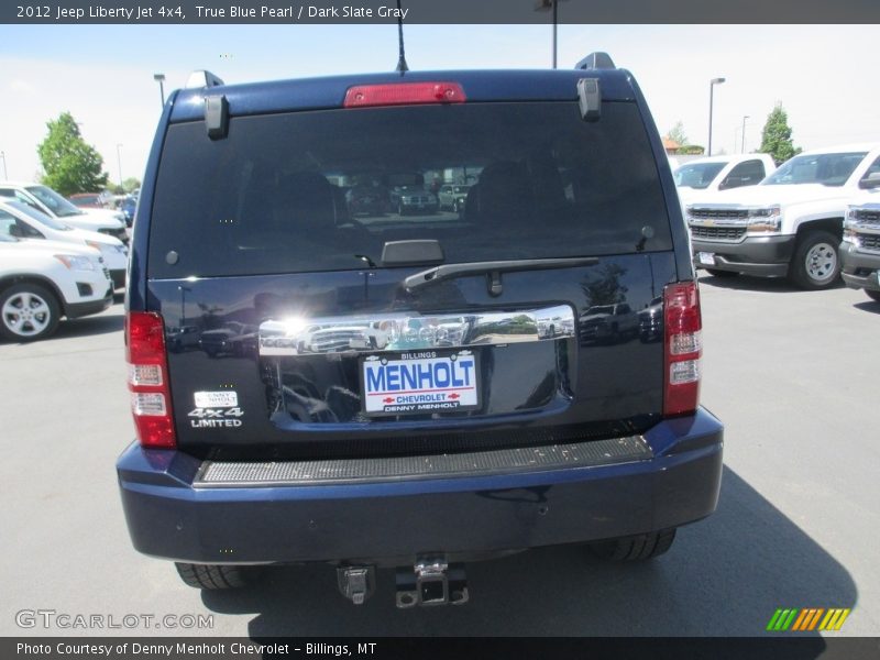 True Blue Pearl / Dark Slate Gray 2012 Jeep Liberty Jet 4x4