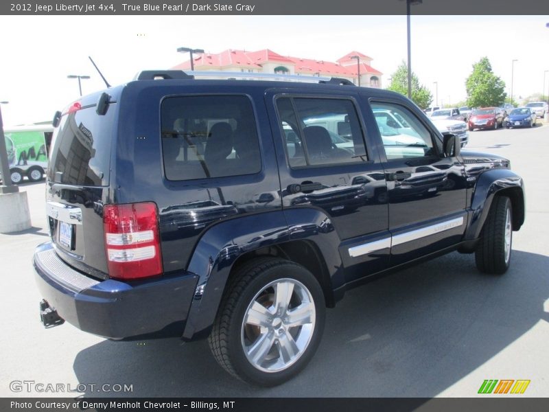 True Blue Pearl / Dark Slate Gray 2012 Jeep Liberty Jet 4x4