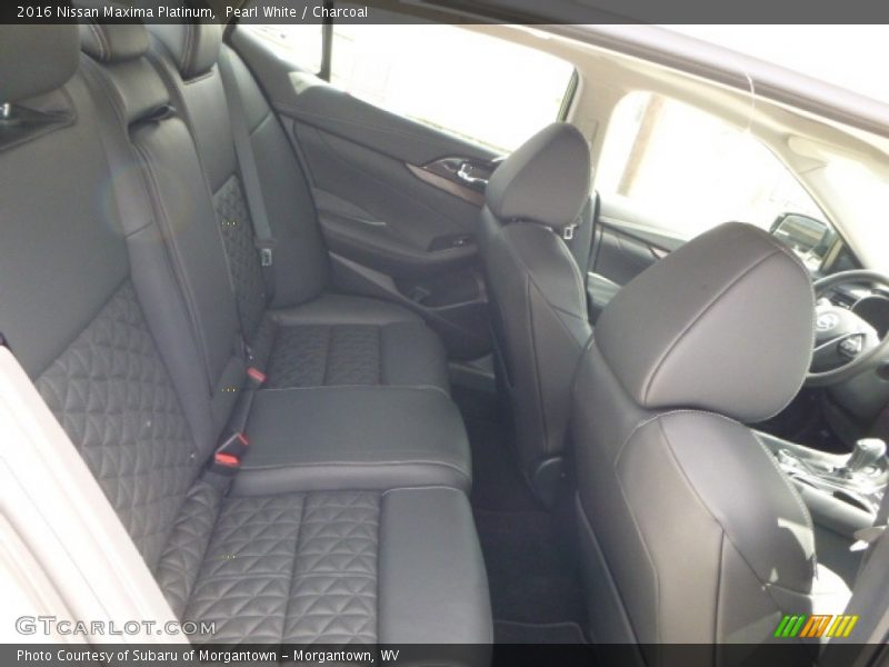 Pearl White / Charcoal 2016 Nissan Maxima Platinum