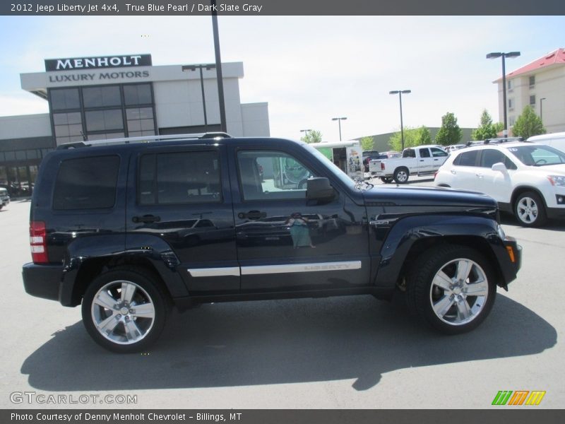 True Blue Pearl / Dark Slate Gray 2012 Jeep Liberty Jet 4x4