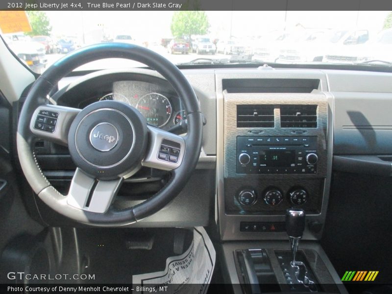 True Blue Pearl / Dark Slate Gray 2012 Jeep Liberty Jet 4x4