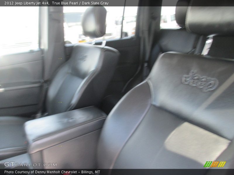 True Blue Pearl / Dark Slate Gray 2012 Jeep Liberty Jet 4x4