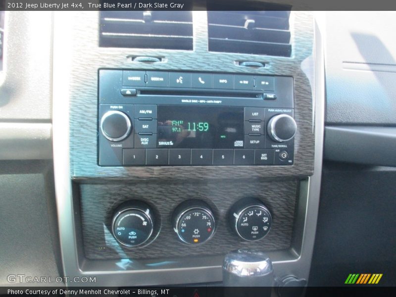 True Blue Pearl / Dark Slate Gray 2012 Jeep Liberty Jet 4x4
