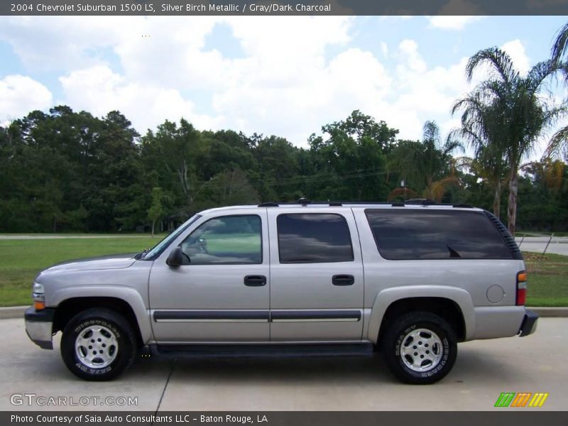 Silver Birch Metallic / Gray/Dark Charcoal 2004 Chevrolet Suburban 1500 LS