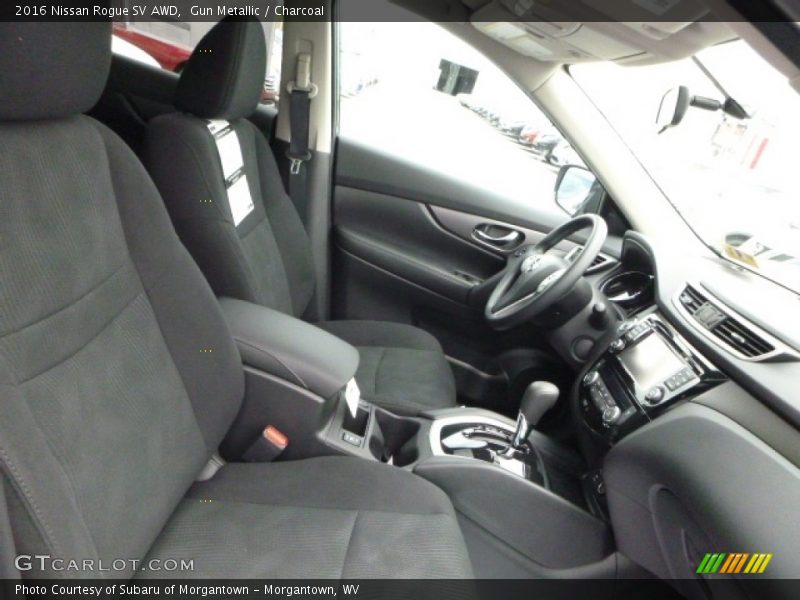 Gun Metallic / Charcoal 2016 Nissan Rogue SV AWD