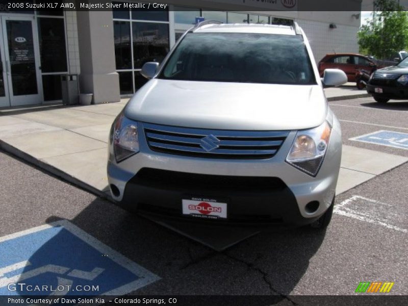 Majestic Silver Metallic / Grey 2008 Suzuki XL7 AWD