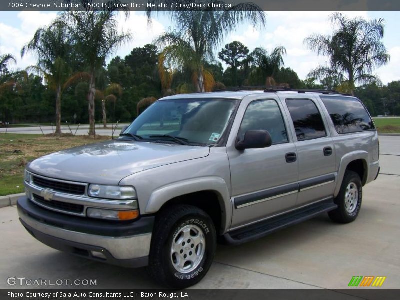Silver Birch Metallic / Gray/Dark Charcoal 2004 Chevrolet Suburban 1500 LS