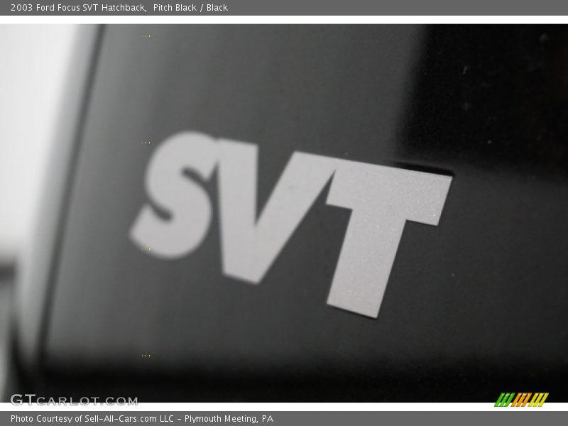 Pitch Black / Black 2003 Ford Focus SVT Hatchback