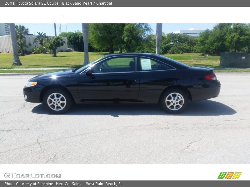 Black Sand Pearl / Charcoal 2001 Toyota Solara SE Coupe