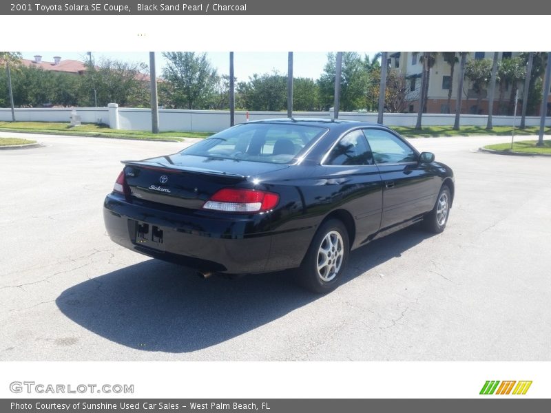 Black Sand Pearl / Charcoal 2001 Toyota Solara SE Coupe