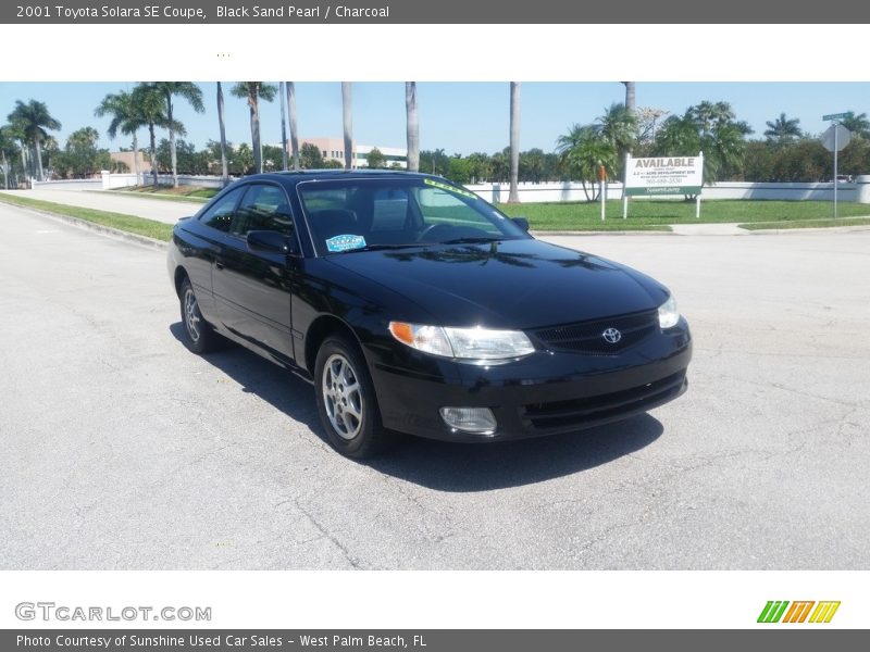 Black Sand Pearl / Charcoal 2001 Toyota Solara SE Coupe