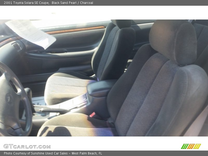 Black Sand Pearl / Charcoal 2001 Toyota Solara SE Coupe