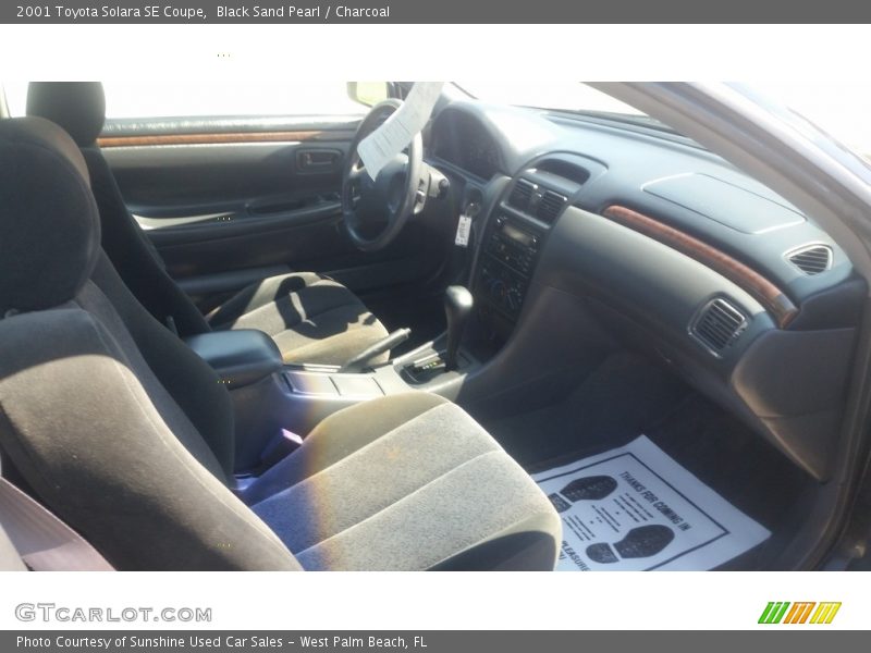 Black Sand Pearl / Charcoal 2001 Toyota Solara SE Coupe