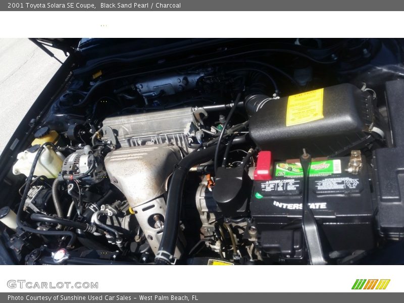 Black Sand Pearl / Charcoal 2001 Toyota Solara SE Coupe