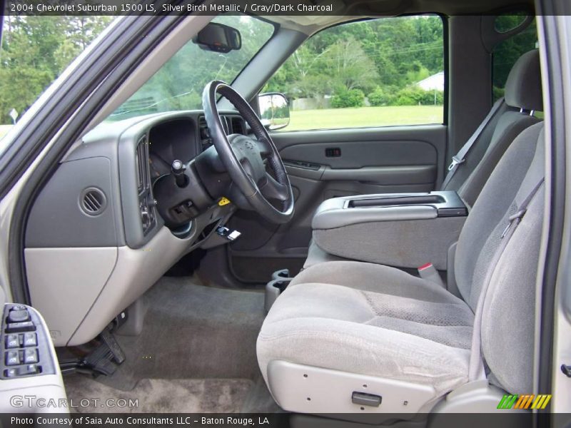 Silver Birch Metallic / Gray/Dark Charcoal 2004 Chevrolet Suburban 1500 LS