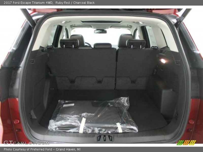 Ruby Red / Charcoal Black 2017 Ford Escape Titanium 4WD