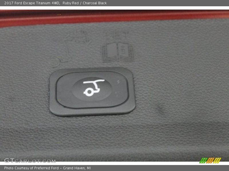 Ruby Red / Charcoal Black 2017 Ford Escape Titanium 4WD