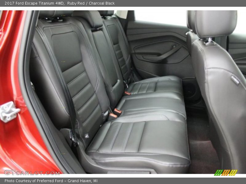 Ruby Red / Charcoal Black 2017 Ford Escape Titanium 4WD