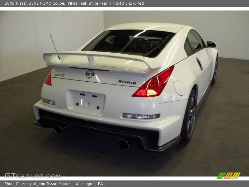 Pikes Peak White Pearl / NISMO Black/Red 2008 Nissan 350Z NISMO Coupe