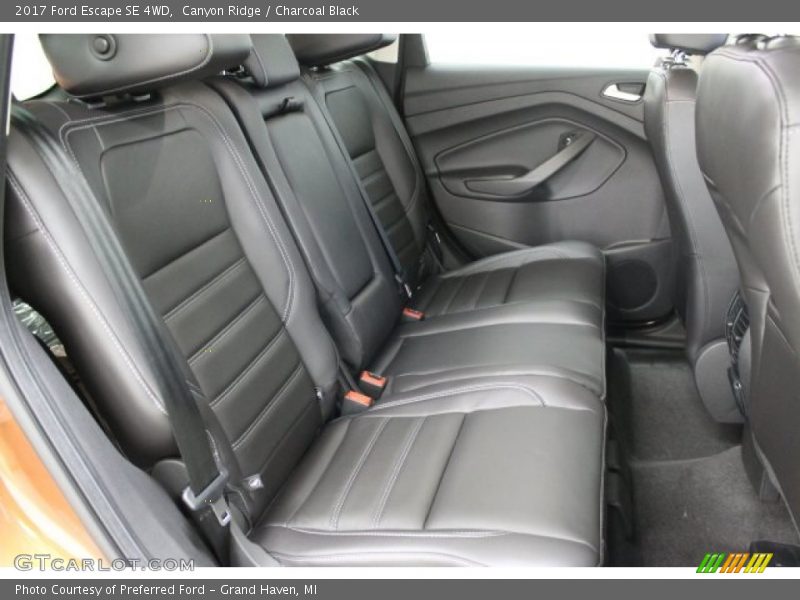 Rear Seat of 2017 Escape SE 4WD