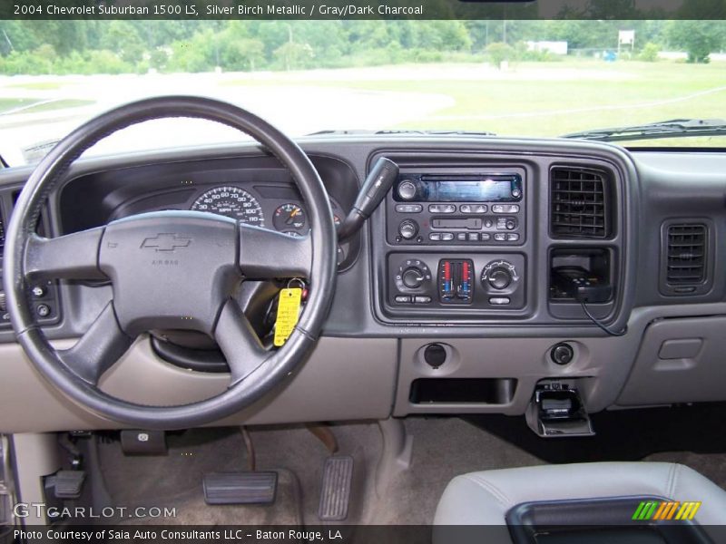 Silver Birch Metallic / Gray/Dark Charcoal 2004 Chevrolet Suburban 1500 LS