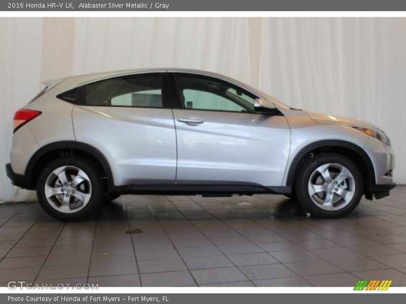 Alabaster Silver Metallic / Gray 2016 Honda HR-V LX