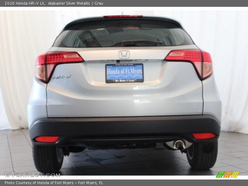 Alabaster Silver Metallic / Gray 2016 Honda HR-V LX