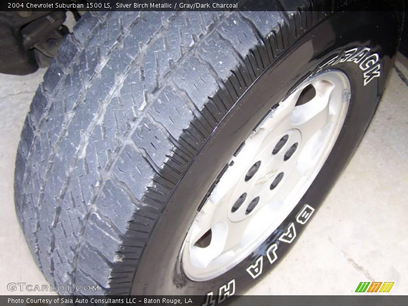 Silver Birch Metallic / Gray/Dark Charcoal 2004 Chevrolet Suburban 1500 LS