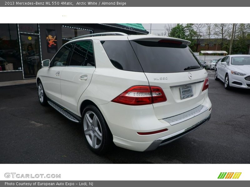 Arctic White / Almond Beige 2013 Mercedes-Benz ML 550 4Matic