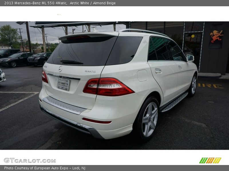 Arctic White / Almond Beige 2013 Mercedes-Benz ML 550 4Matic