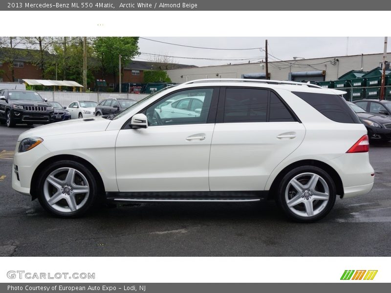 Arctic White / Almond Beige 2013 Mercedes-Benz ML 550 4Matic
