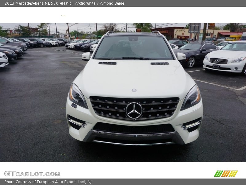 Arctic White / Almond Beige 2013 Mercedes-Benz ML 550 4Matic