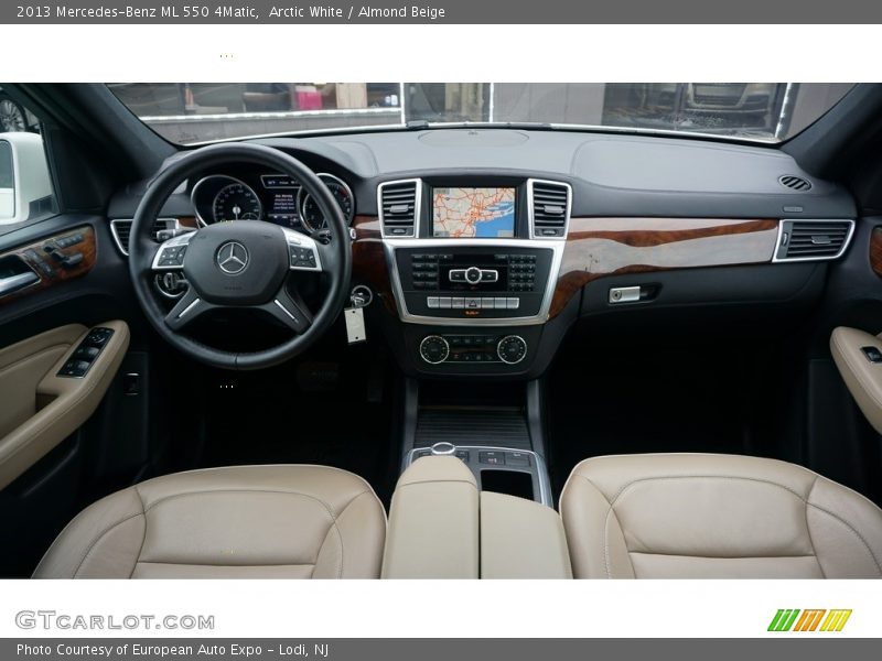 Arctic White / Almond Beige 2013 Mercedes-Benz ML 550 4Matic