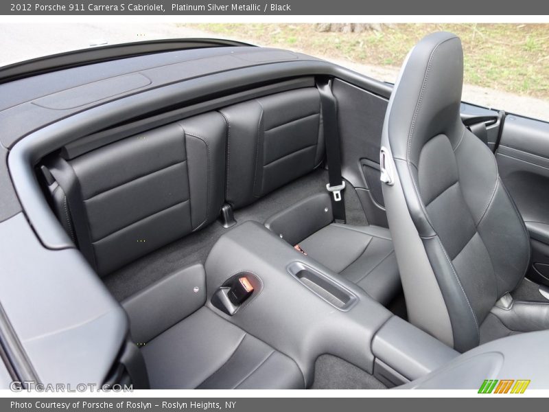 Rear Seat of 2012 911 Carrera S Cabriolet